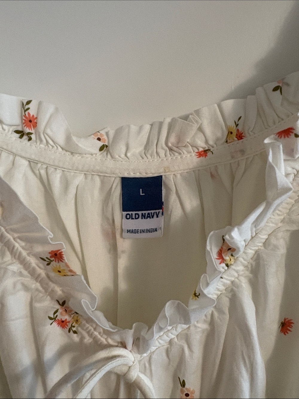 NWT Cream Floral Midi Sundress with Ruffle Straps - Picture 2 of 3